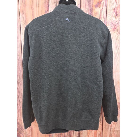 Tommy Bahama Mens Reversible 1/4 Zip Pullover Sweater XL - Picture 2 of 10